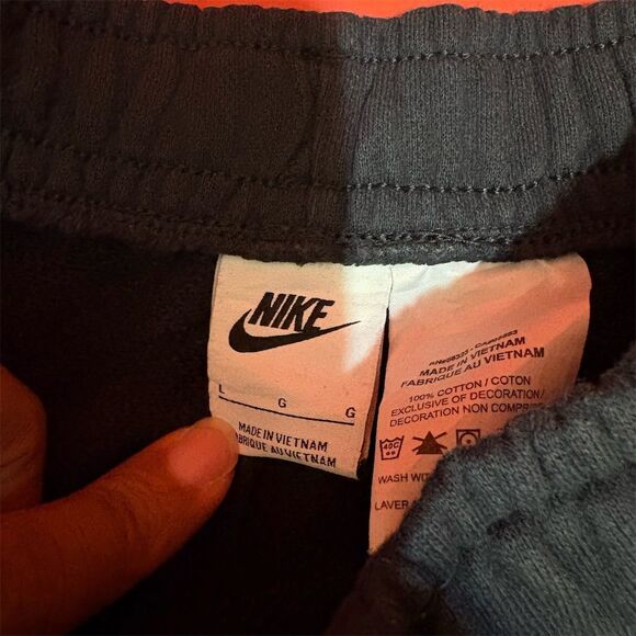 Nike‎ Men's Black Sweat Shorts Size L - Picture 4 of 10